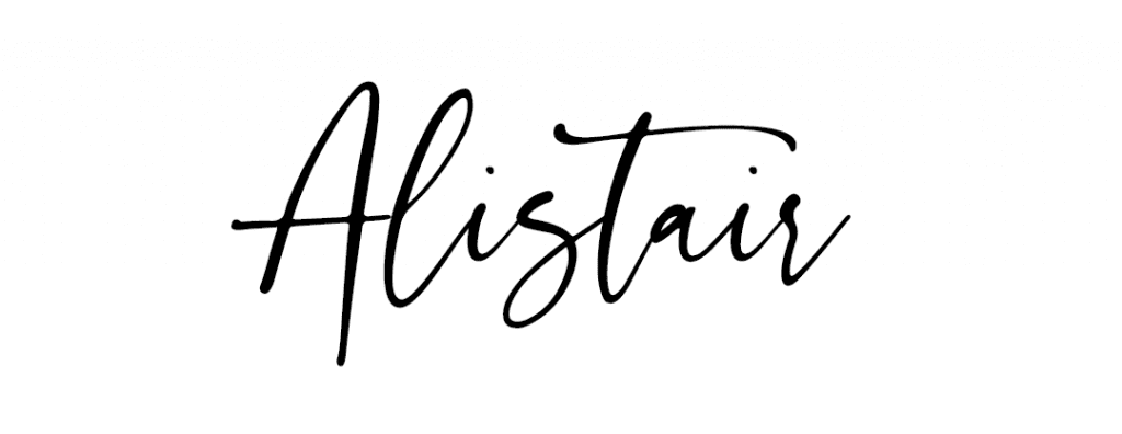 Alistair signature
