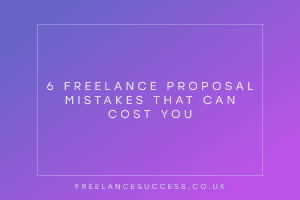 Freelance proposal mistakes - blog post