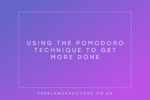 using pomodoro technique to get more done